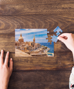 Printing on puzzle
