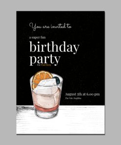 Adults Birthday Invitations